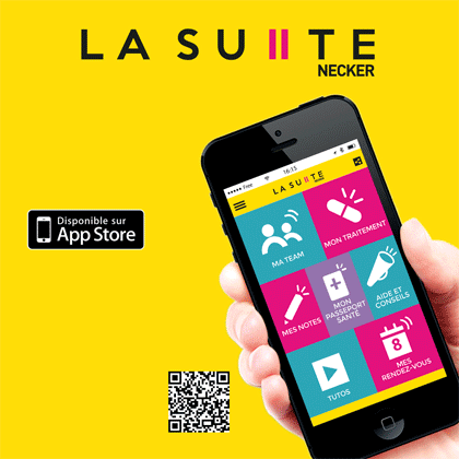 Application « La suite Necker » sur App Store et Google Play